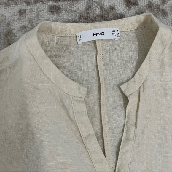 Mango midi linen dress - Picture 2 of 3